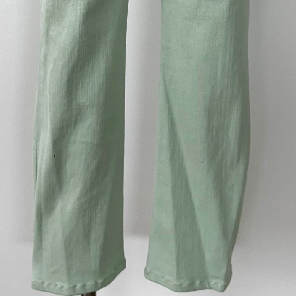 Frame Le Crop Mini Boot Mid-Rise Denim Jeans Pants in Aloe Light Green 26 NWT - Picture 8 of 11
